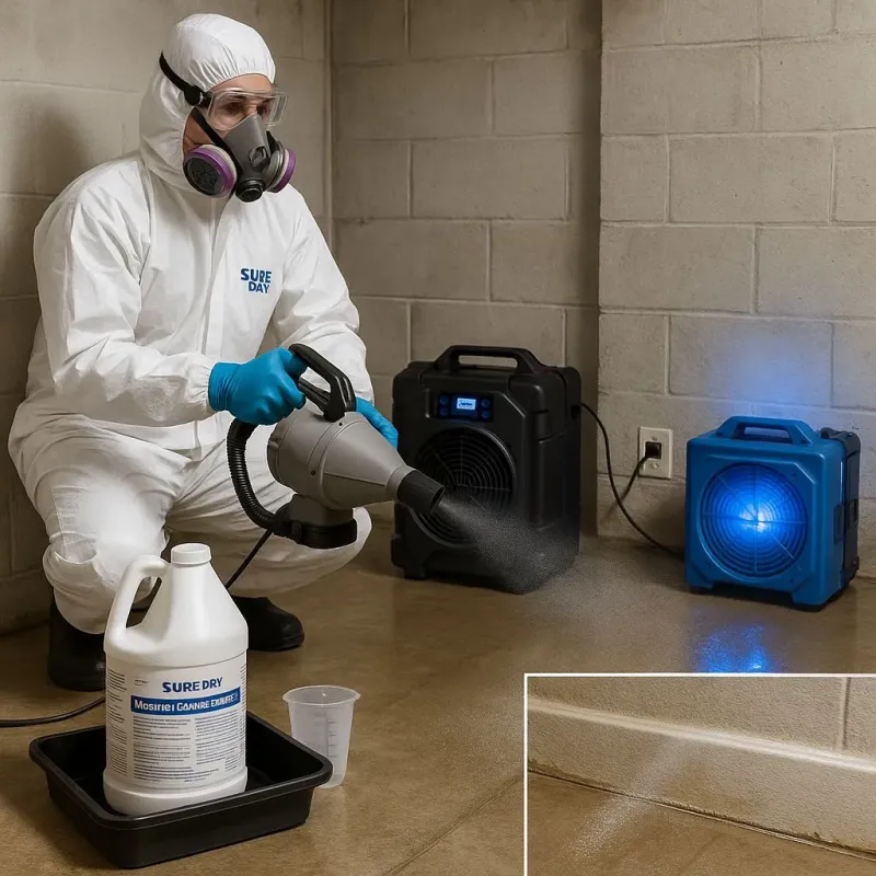 Sanitization and Odor Removal process in Guadalupe County, TX