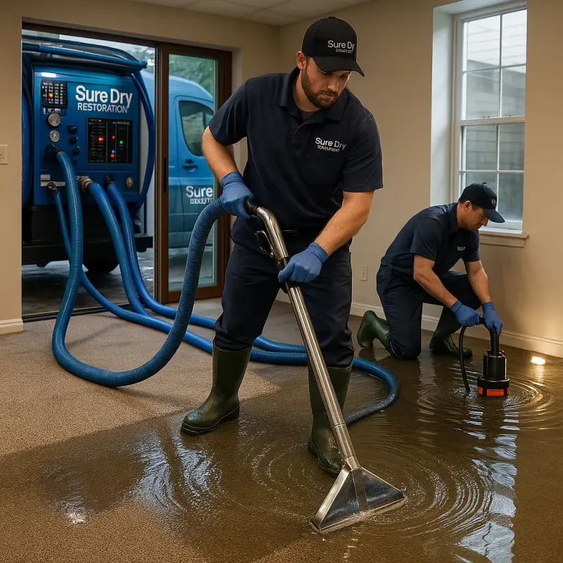Water Extraction and Removal process in Guadalupe County, TX